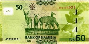 НАМИБИЯ 50 ДОЛЛАРОВ 2