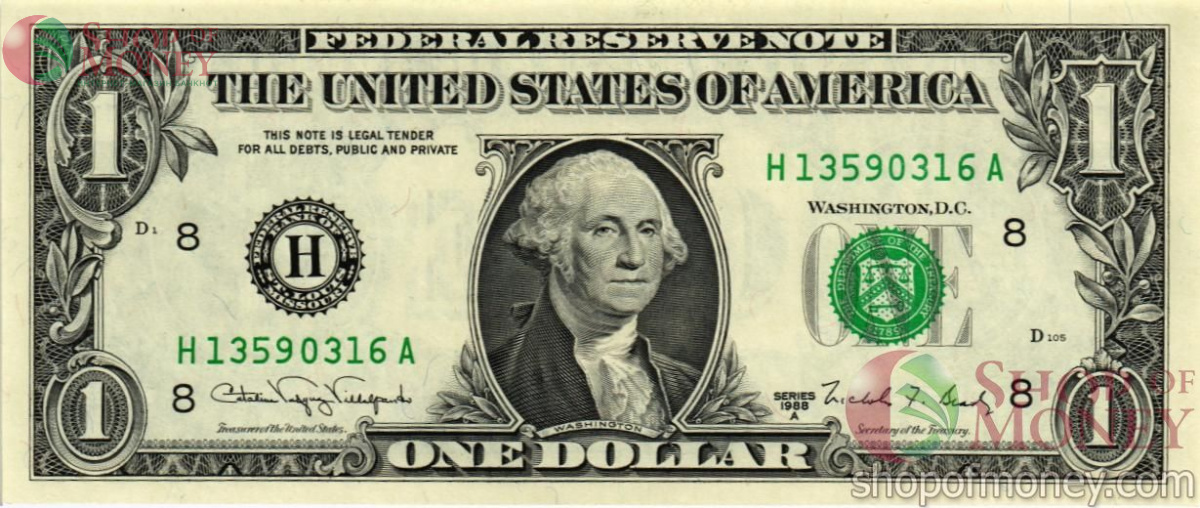 США 1 ДОЛЛАР 1