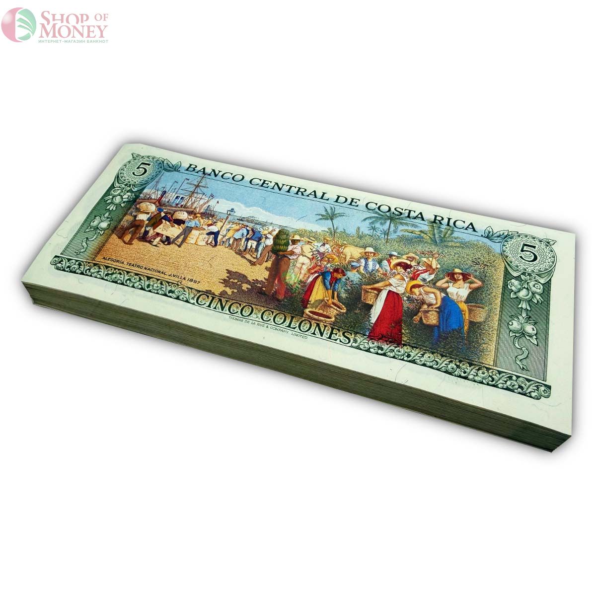 КОСТА-РИКА 5 КОЛОН (15.01.1992) (100 БАНКНОТ) 2