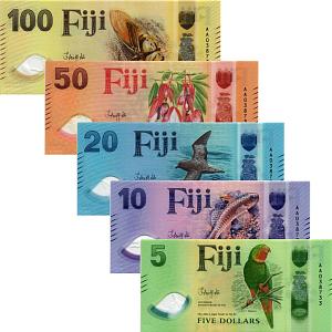 ФИДЖИ НАБОР 5 10 20 50 100 ДОЛЛАРОВ 1