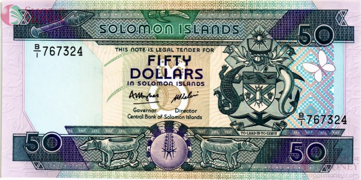 СОЛОМОНОВЫ ОСТРОВА 50 ДОЛЛАРОВ (B/1) 1