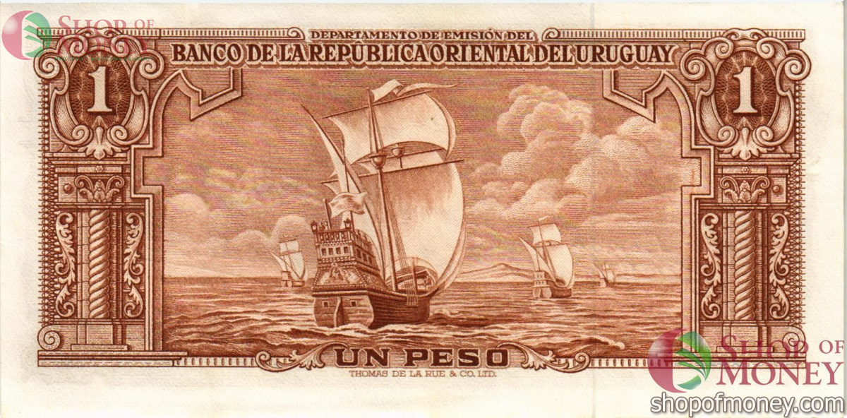 УРУГВАЙ 1 ПЕСО (СЕРИЯ -D-) 2