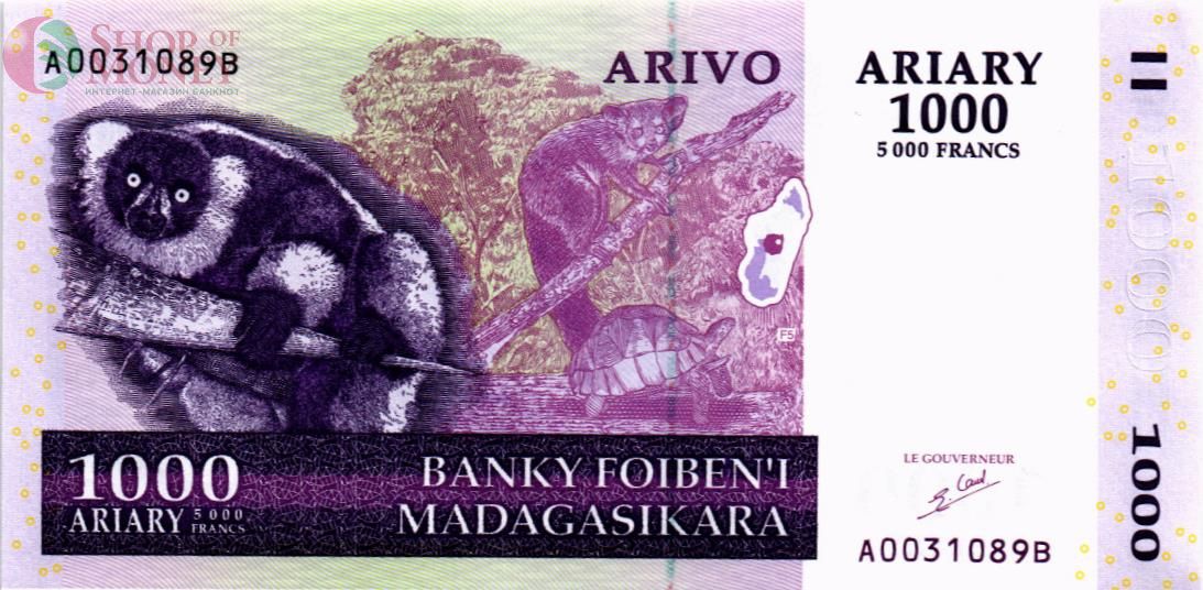 МАДАГАСКАР 1000 АРИАРИ 1