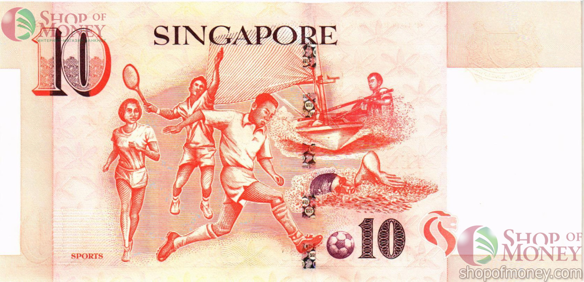СИНГАПУР 10 ДОЛЛАРОВ 2