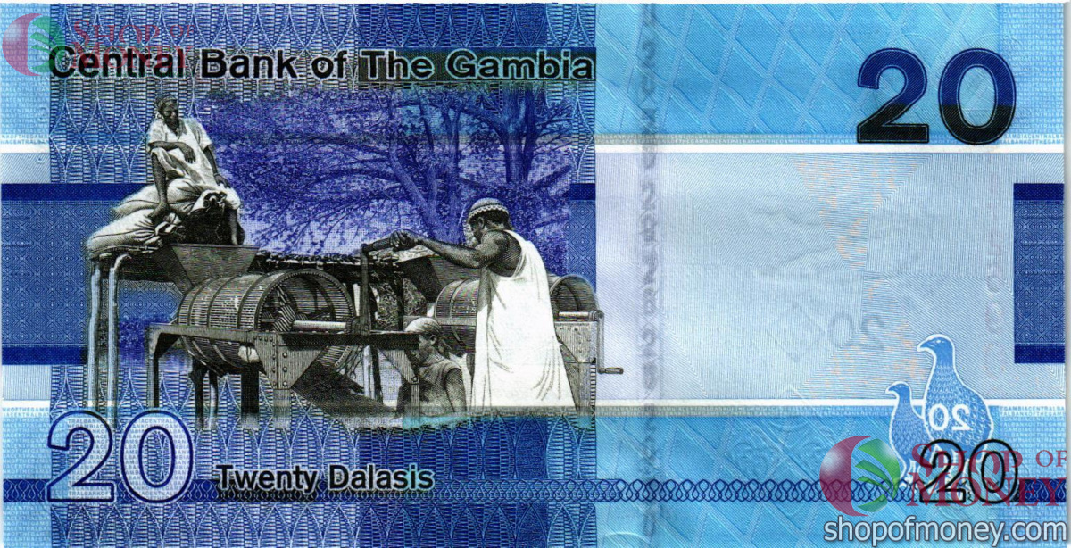 ГАМБИЯ 20 ДАЛАСИ 2
