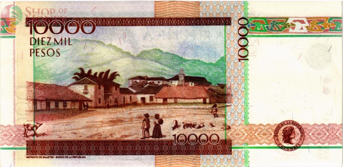 КОЛУМБИЯ 10000 ПЕСО (03.08.2010) 2