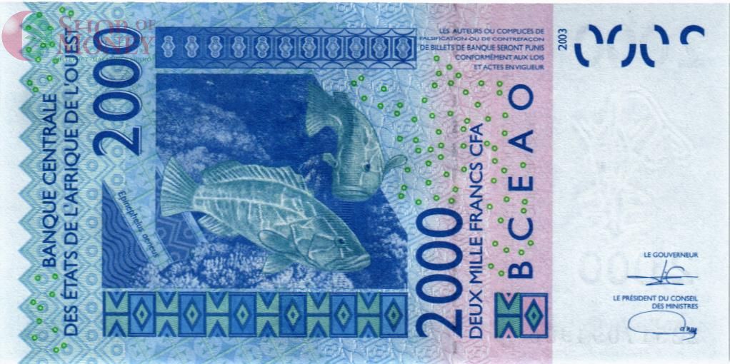 WAS - МАЛИ 2000 ФРАНКОВ (D) 2