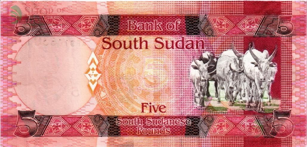 ЮЖНЫЙ СУДАН 5 ФУНТОВ 2