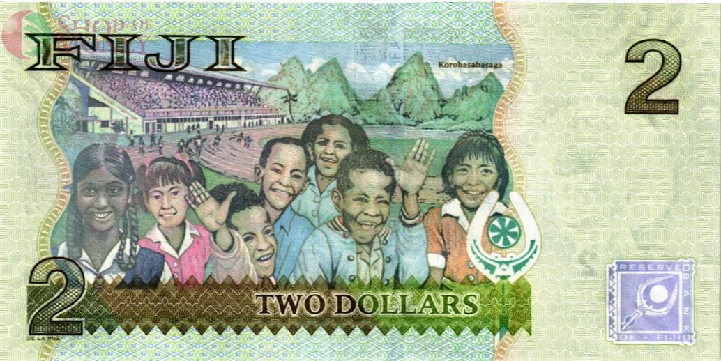 ФИДЖИ 2 ДОЛЛАРА 2