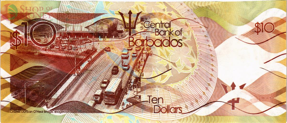 БАРБАДОС 10 ДОЛЛАРОВ 2