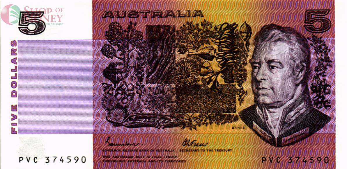 АВСТРАЛИЯ 5 ДОЛЛАРОВusd 1