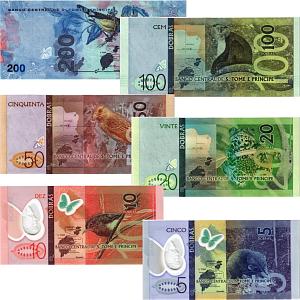 САН-ТОМЕ И ПРИНСИПИ НАБОР 5-10-20-50-100-200 ДОБР 2