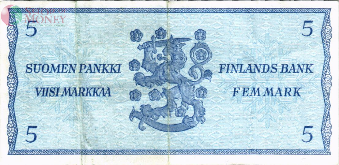 ФИНЛЯНДИЯ 5 МАРОК (Litt. B) 2