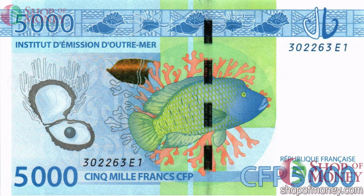 ФРАНЦУЗСКАЯ ПОЛИНЕЗИЯ 5000 ФРАНКОВ 2