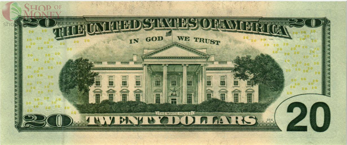 США 20 ДОЛЛАРОВ (B - НЬЮ-ЙОРК) 2