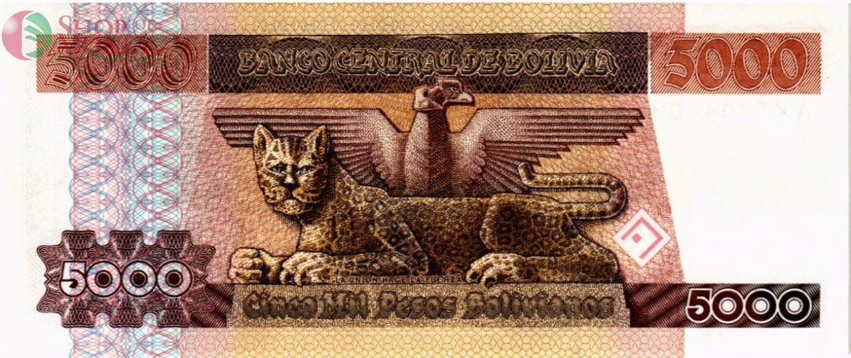 БОЛИВИЯ 5000 БОЛИВИАНОС 2