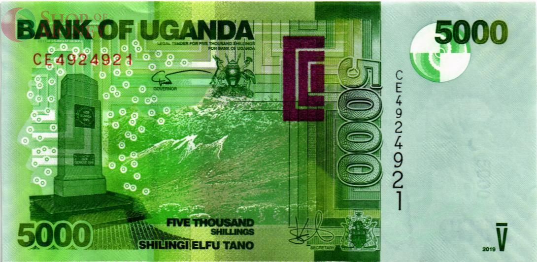 УГАНДА 5000 ШИЛЛИНГОВ 1