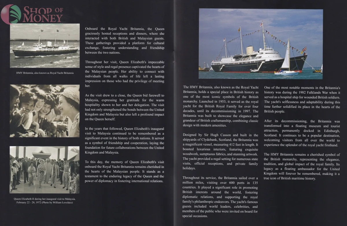 КОРОЛЕВА ЕЛИЗАВЕТА II (ТЕСТОВАЯ БАНКНОТА - В БУКЛЕТЕ) 5