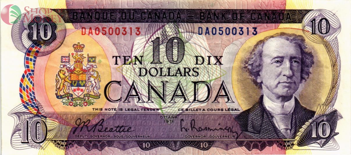 КАНАДА 10 ДОЛЛАРОВ 1
