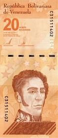 ВЕНЕСУЭЛА 20 БОЛИВАР 1