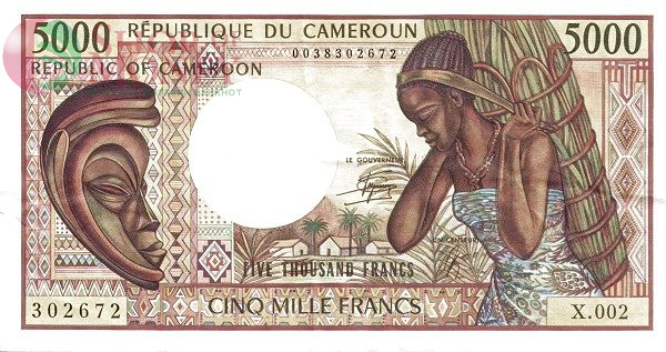 КАМЕРУН 5000 ФРАНКОВ 1