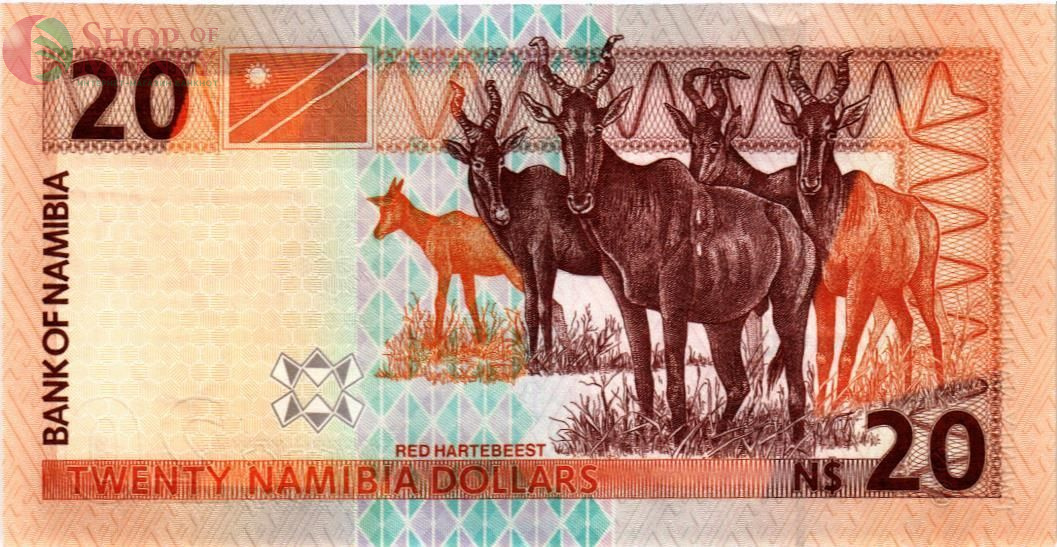 НАМИБИЯ 20 ДОЛЛАРОВ 2