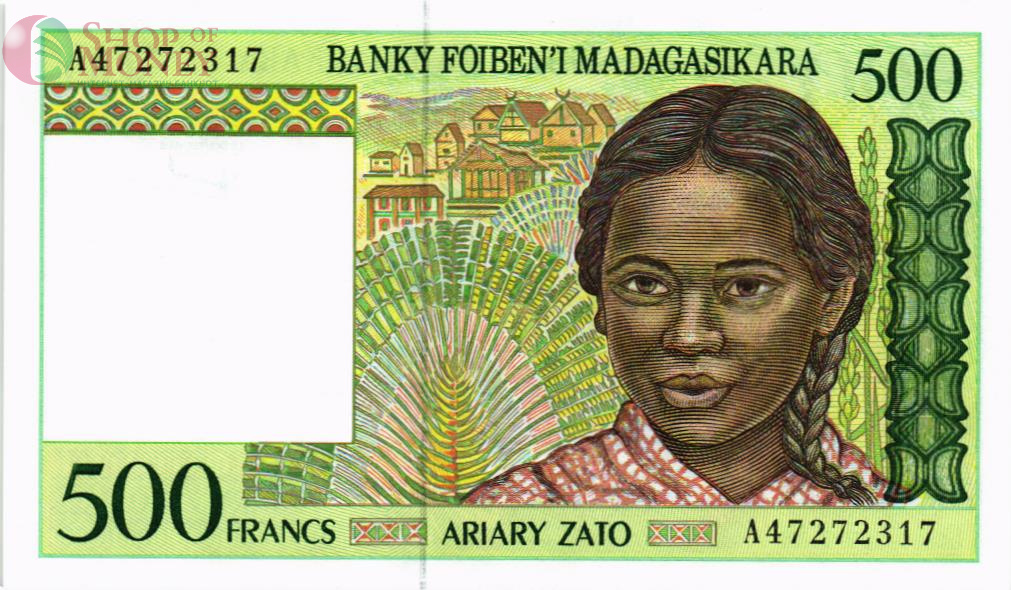 МАДАГАСКАР 500 ФРАНКОВ 1
