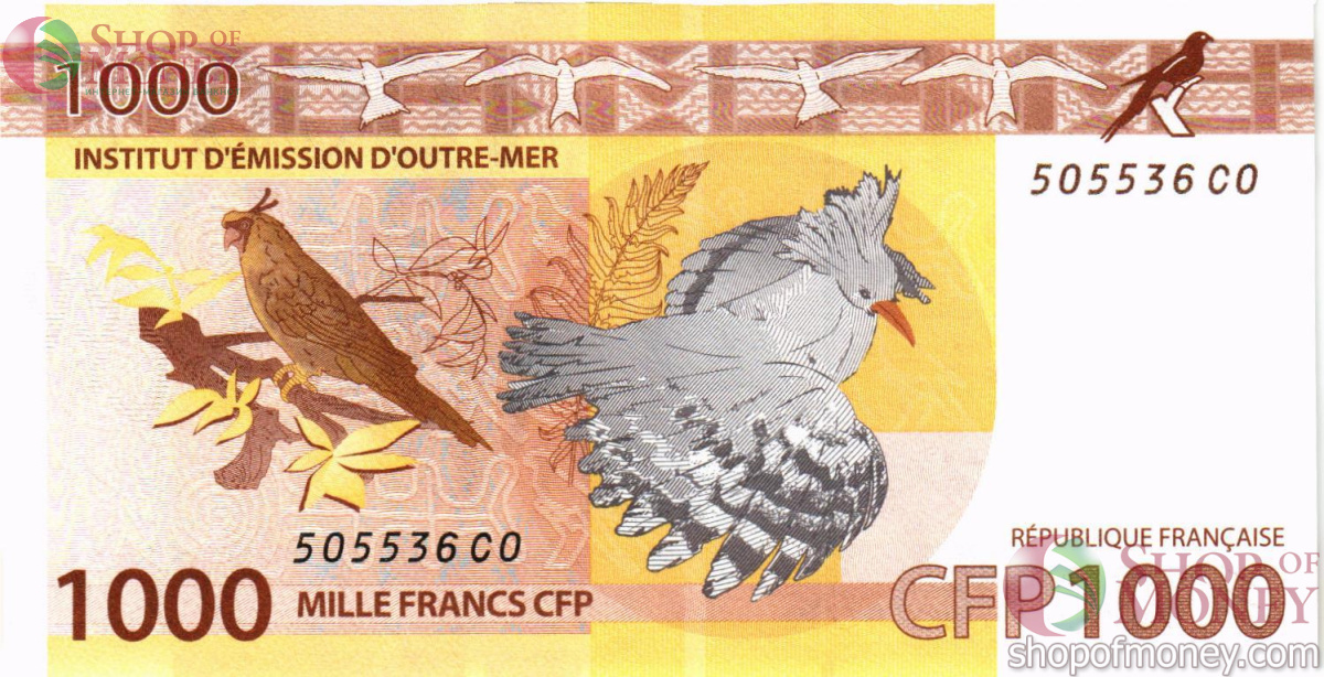 ФРАНЦУЗСКАЯ ПОЛИНЕЗИЯ 1000 ФРАНКОВ 2