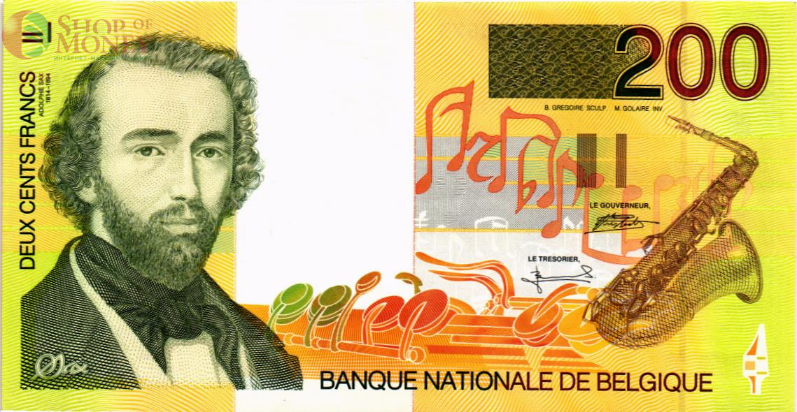 БЕЛЬГИЯ 200 ФРАНКОВ 1