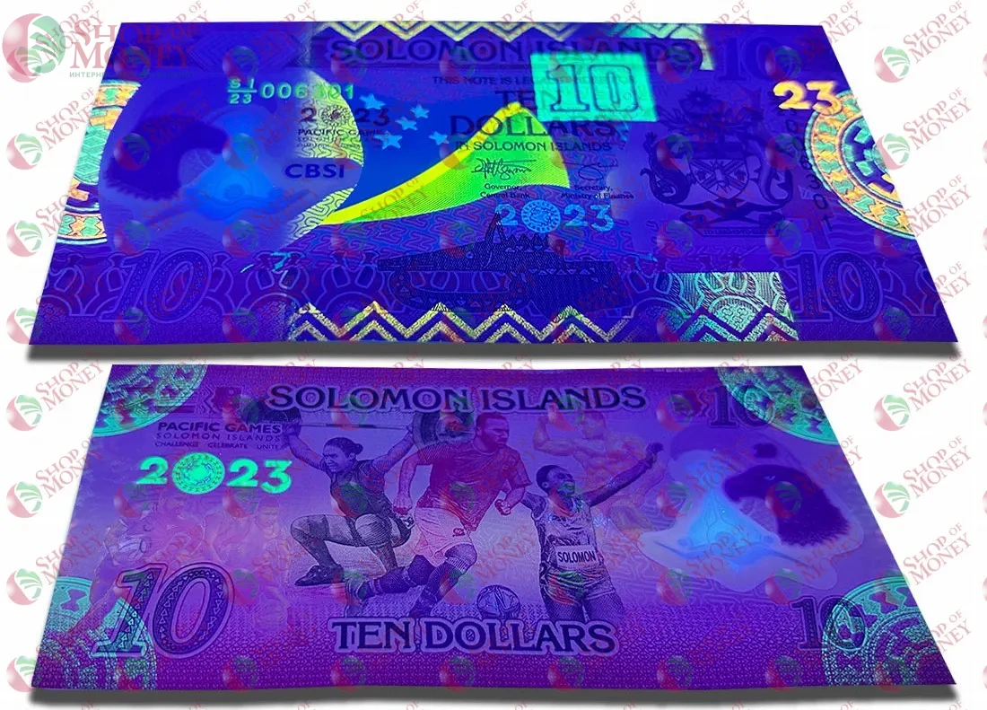 СОЛОМОНОВЫ ОСТРОВА 10 ДОЛЛАРОВ (X - REPLACEMENT) 3