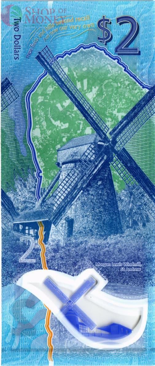 БАРБАДОС 2 ДОЛЛАРА 2