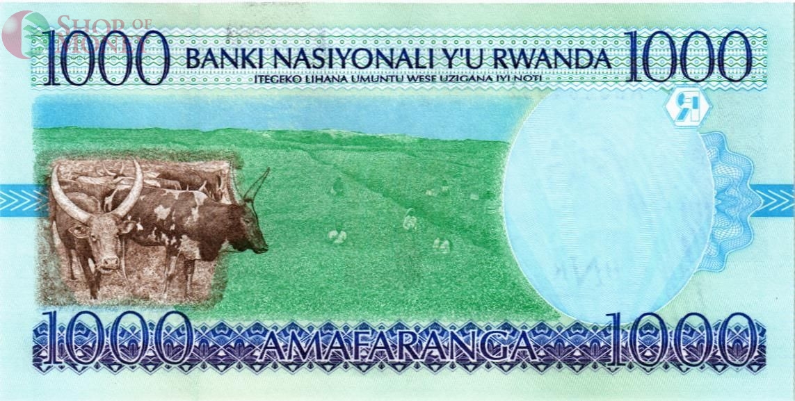 РУАНДА 1000 ФРАНКОВ 2