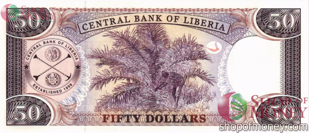 ЛИБЕРИЯ 50 ДОЛЛАРОВ 2