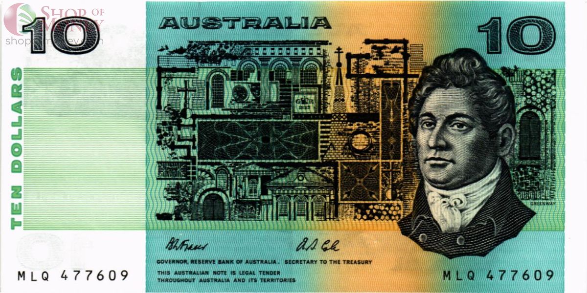 АВСТРАЛИЯ 10 ДОЛЛАРОВ usd 1