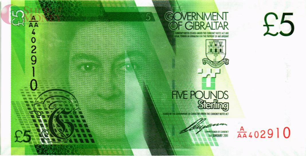 ГИБРАЛТАР 5 ФУНТОВ (-AA-) 1