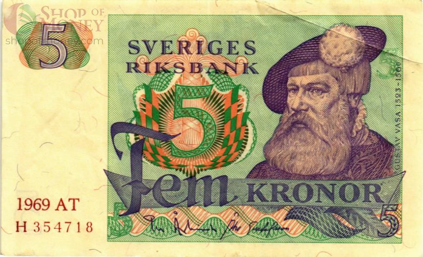 ШВЕЦИЯ 5 КРОН 1