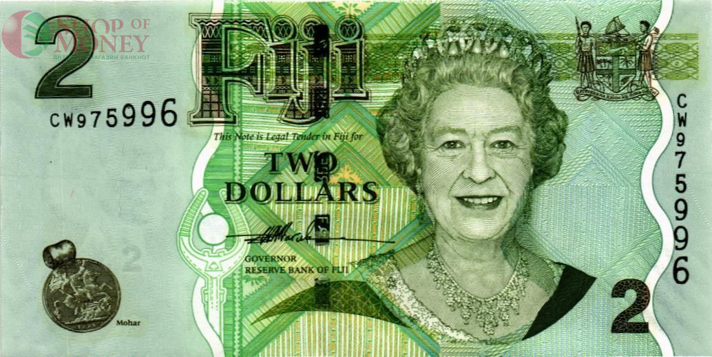 ФИДЖИ 2 ДОЛЛАРА 1