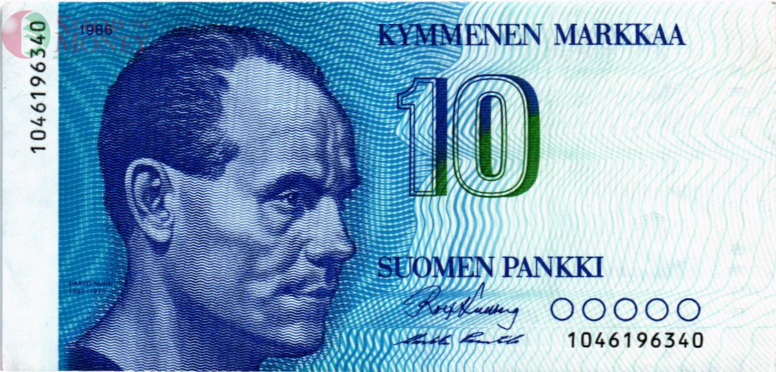 ФИНЛЯНДИЯ 10 МАРОК 1