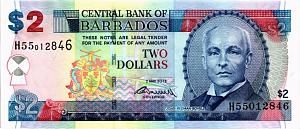 БАРБАДОС 2 ДОЛЛАРА 1