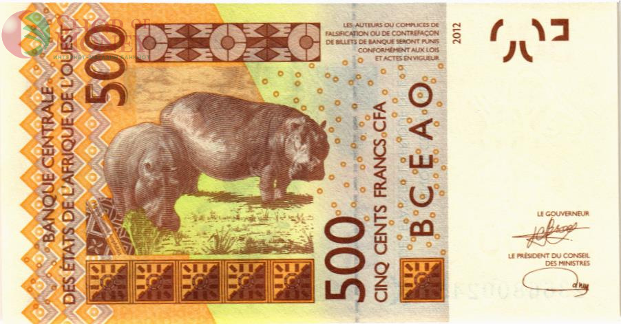 WAS - СЕНЕГАЛ 500 ФРАНКОВ (K) 2