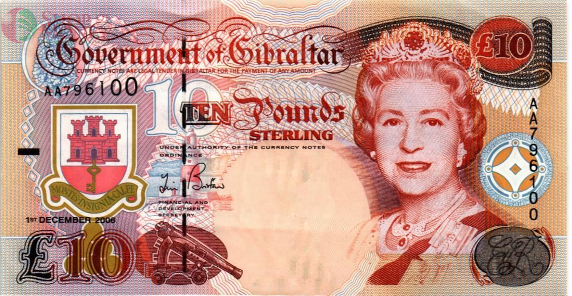 ГИБРАЛТАР 10 ФУНТОВ 1
