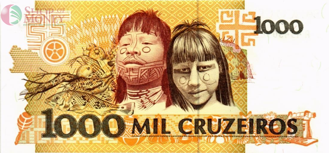БРАЗИЛИЯ 1000 КРУЗЕЙРО 2