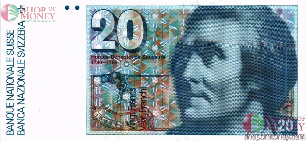 ШВЕЙЦАРИЯ 20 ФРАНКОВ 1