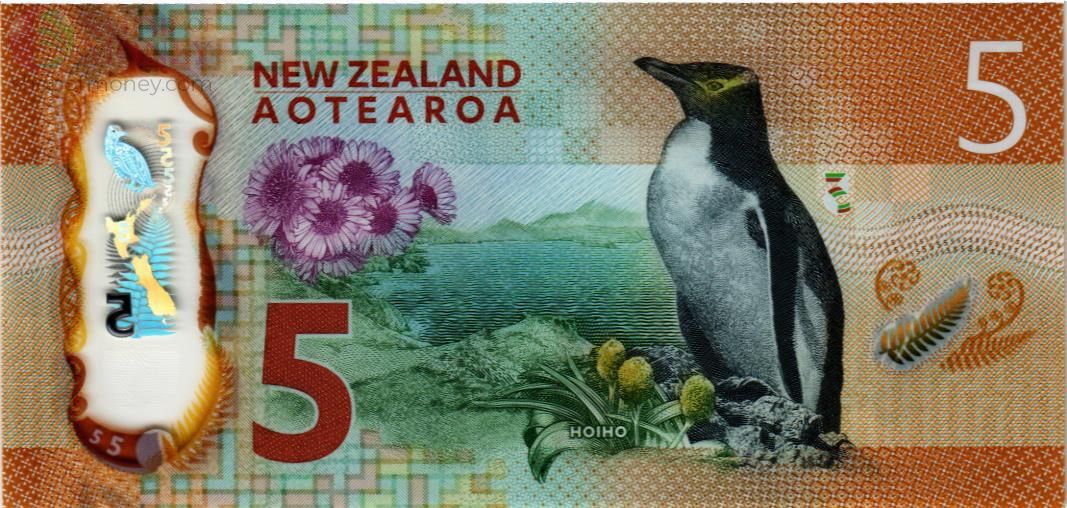 НОВАЯ ЗЕЛАНДИЯ 5 ДОЛЛАРОВ 2