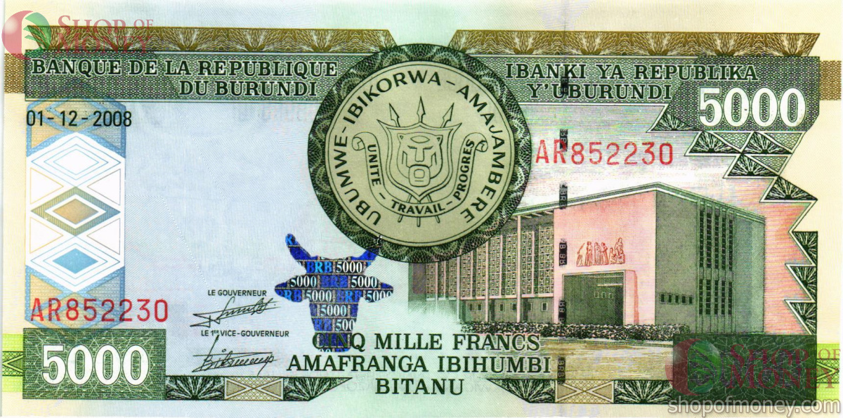 БУРУНДИ 5000 ФРАНКОВ 1