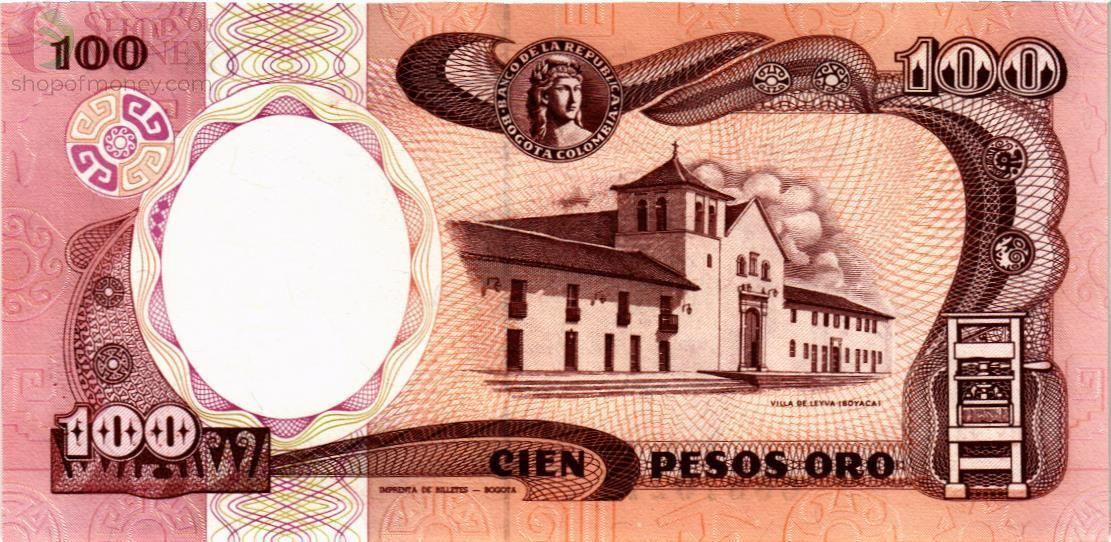 КОЛУМБИЯ 100 ПЕСО (01.01.1990) 2