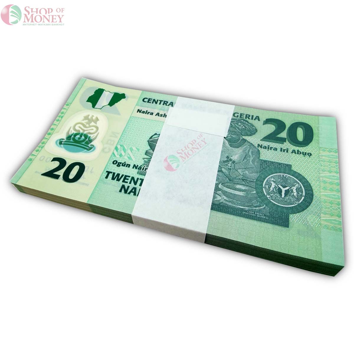 НИГЕРИЯ 20 НАЙРА (100 БАНКНОТ) 2