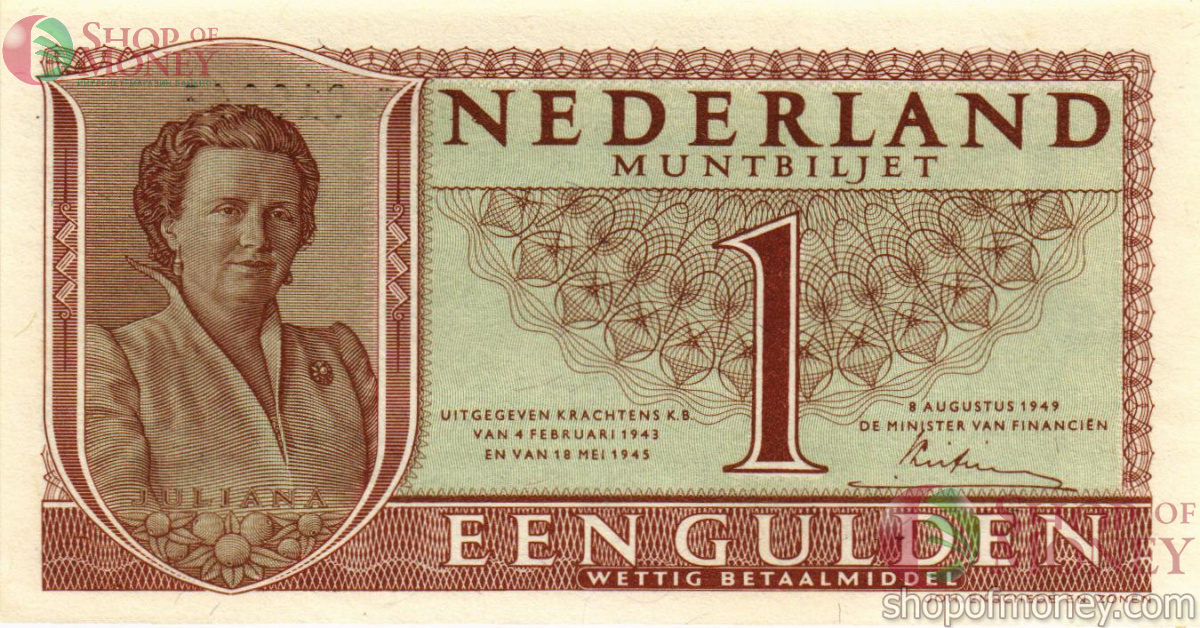 НИДЕРЛАНДЫ 1 ГУЛЬДЕН 1