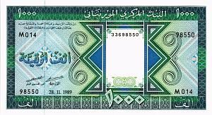 МАВРИТАНИЯ 1000 УГИЙ 1