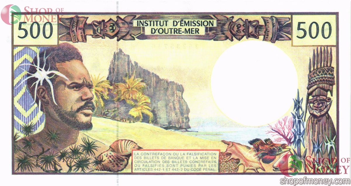 ФРАНЦУЗСКАЯ ПОЛИНЕЗИЯ 500 ФРАНКОВ 2